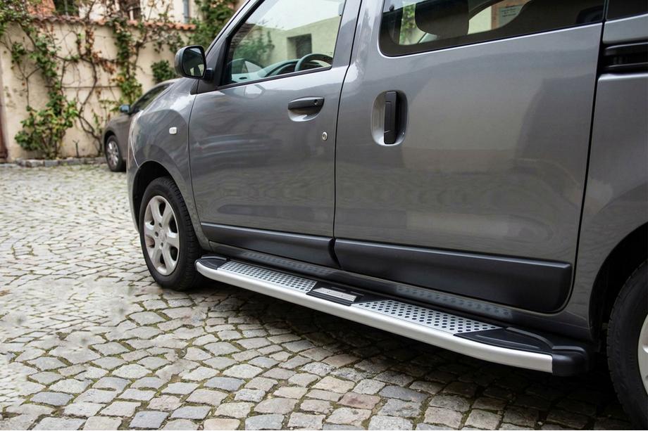 Dacia Dokker 2013-2022 Marchepieds Latéraux Mevsim Grey (2 pcs, Aluminium) Photo 1