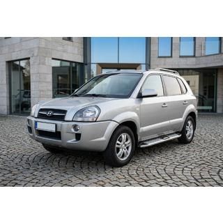Marchepieds Latéraux Mevsim Grey (2 pcs, Aluminium) Hyundai Tucson JM 2004- photo 1