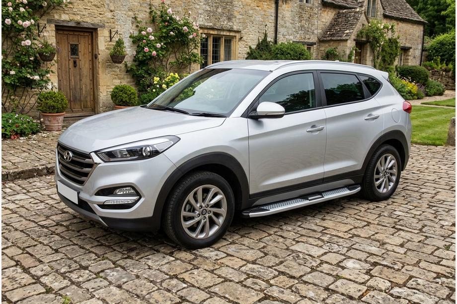 Hyundai Tucson TL 2016-2021 Marchepieds Latéraux Mevsim Grey (2 pcs, Aluminium) Photo 1