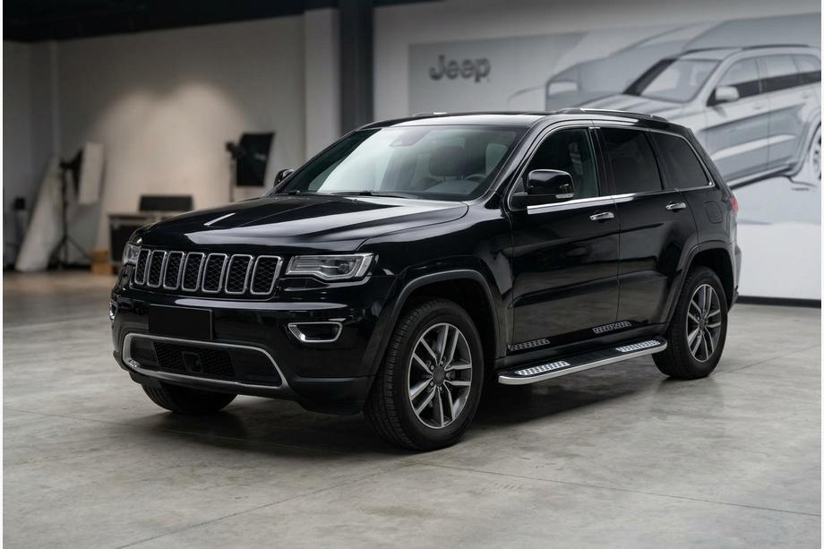 Jeep Grand Cherokee WK2 2010-2021 Marchepieds Latéraux Mevsim Grey (2 pcs, Aluminium) Image
