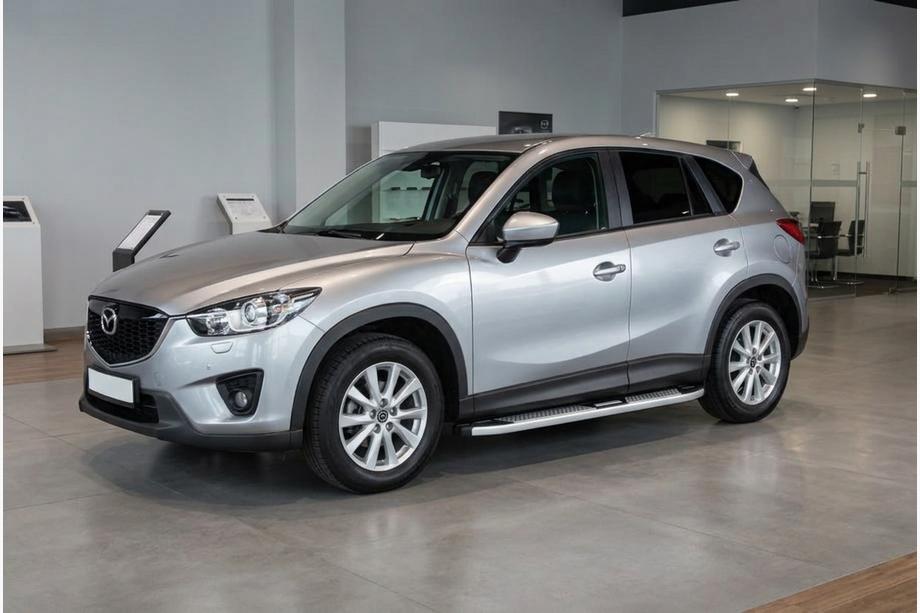 Mazda CX-5 2012-2017 Marchepieds Latéraux Mevsim Grey (2 pcs, Aluminium) Image