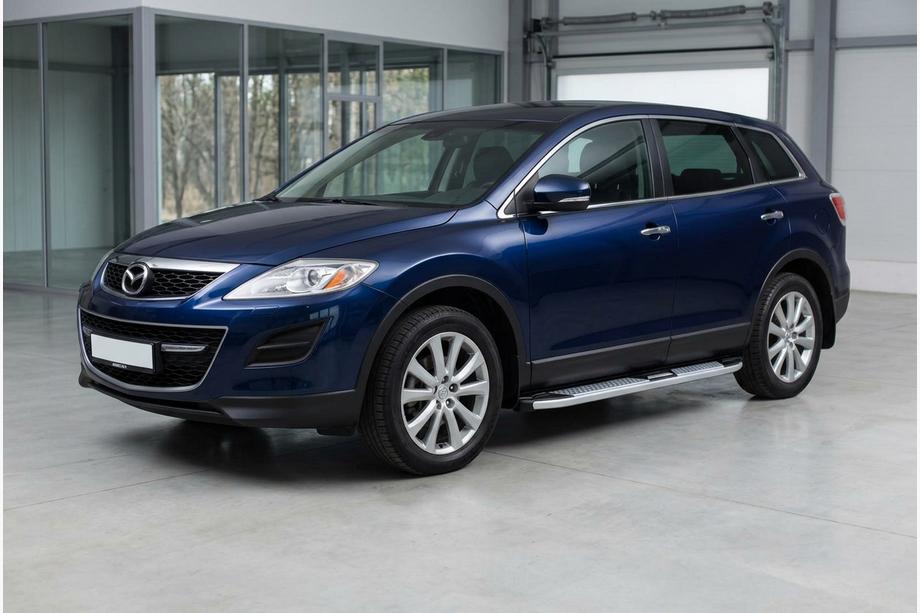 Mazda CX-9 2007-2016 Marchepieds Latéraux Mevsim Grey (2 pcs, Aluminium) Image