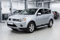 Mitsubishi Outlander 2006-2012 Marchepieds Latéraux Mevsim Grey (2 pcs, Aluminium) photo 1