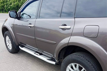 Mitsubishi Pajero Sport 2008-2015 Marchepieds Latéraux Mevsim Grey (2 pcs, Aluminium) photo 3