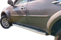 Mitsubishi Pajero Sport 2008-2015 Marchepieds Latéraux Mevsim Grey (2 pcs, Aluminium) photo 8