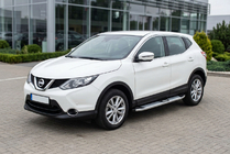 Nissan Qashqai 2014-2021 Marchepieds Latéraux Mevsim Grey (2 pcs, Aluminium) photo 1