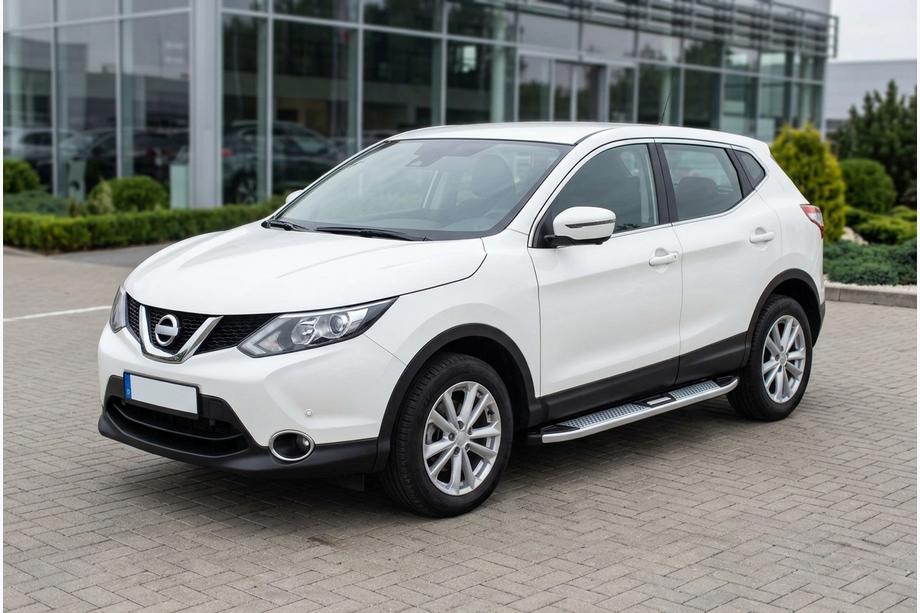 Nissan Qashqai 2014-2021 Marchepieds Latéraux Mevsim Grey (2 pcs, Aluminium) Image