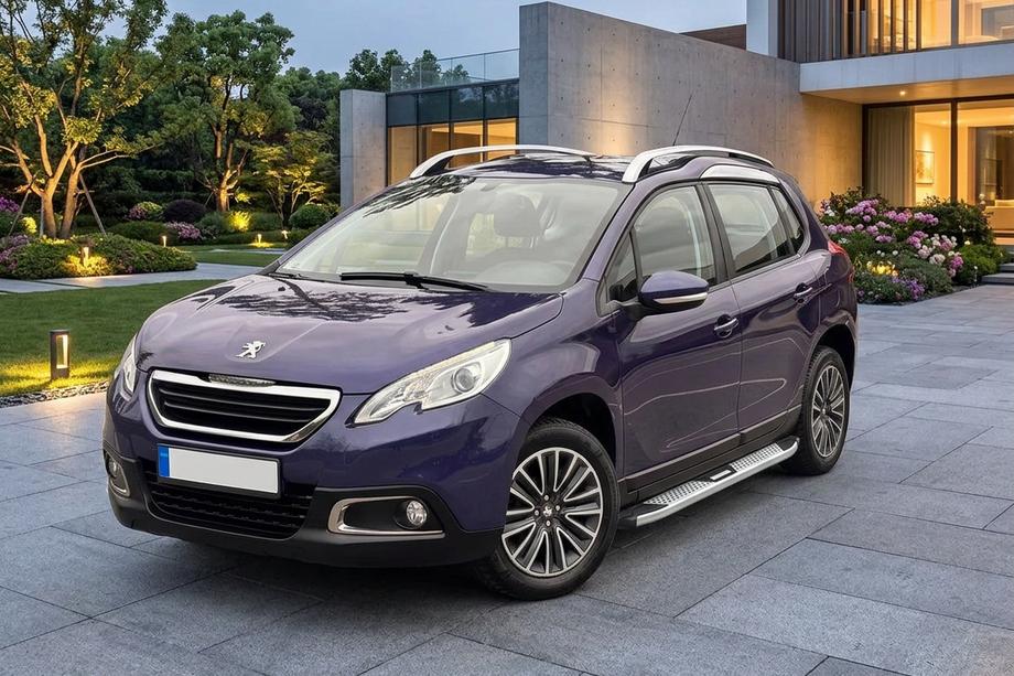 Peugeot 2008 2013-2019 Marchepieds Latéraux Mevsim Grey (2 pcs, Aluminium) Photo 1