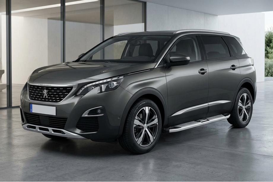 Peugeot 5008 2016-2023 Marchepieds Latéraux Mevsim Grey (2 pcs, Aluminium) Image