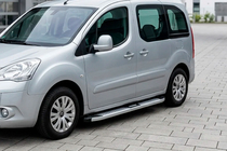 Peugeot Partner Tepee 2008-2018 Marchepieds Latéraux Mevsim Grey (2 pcs, Aluminium) photo 1