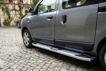 Renault Dokker 2013-2022 Marchepieds Latéraux Mevsim Grey (2 pcs, Aluminium) photo 1