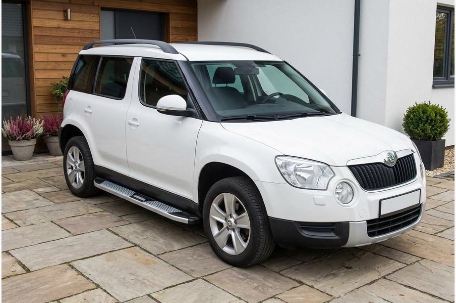 Skoda Yeti 2009-2017 Marchepieds Latéraux Mevsim Grey (2 pcs, Aluminium) Image