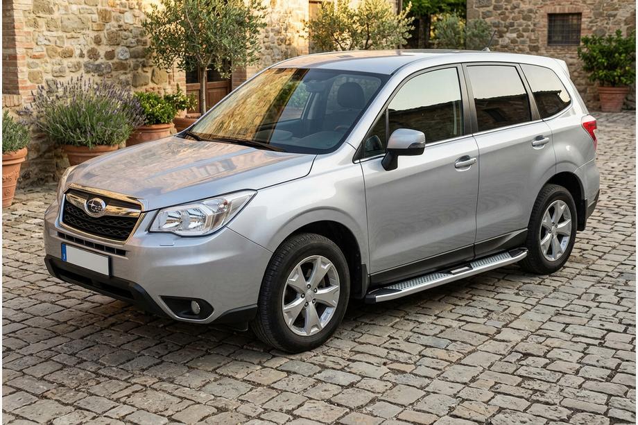 Subaru Forester 2013-2018 Marchepieds Latéraux Mevsim Grey (2 pcs, Aluminium) Image