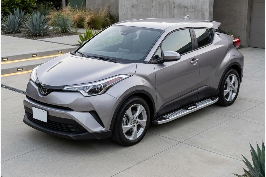 Toyota C-HR 2016-2023 Marchepieds Latéraux Mevsim Grey (2 pcs, Aluminium) Photo 1