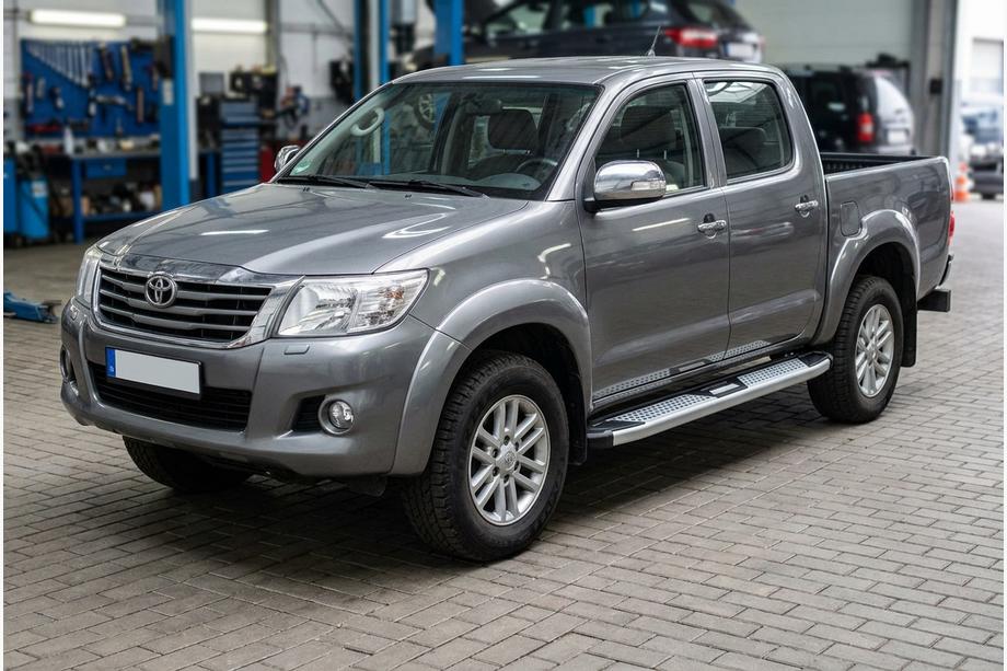 Toyota Hilux 2006-2015 Marchepieds Latéraux Mevsim Grey (2 pcs, Aluminium) Photo 1