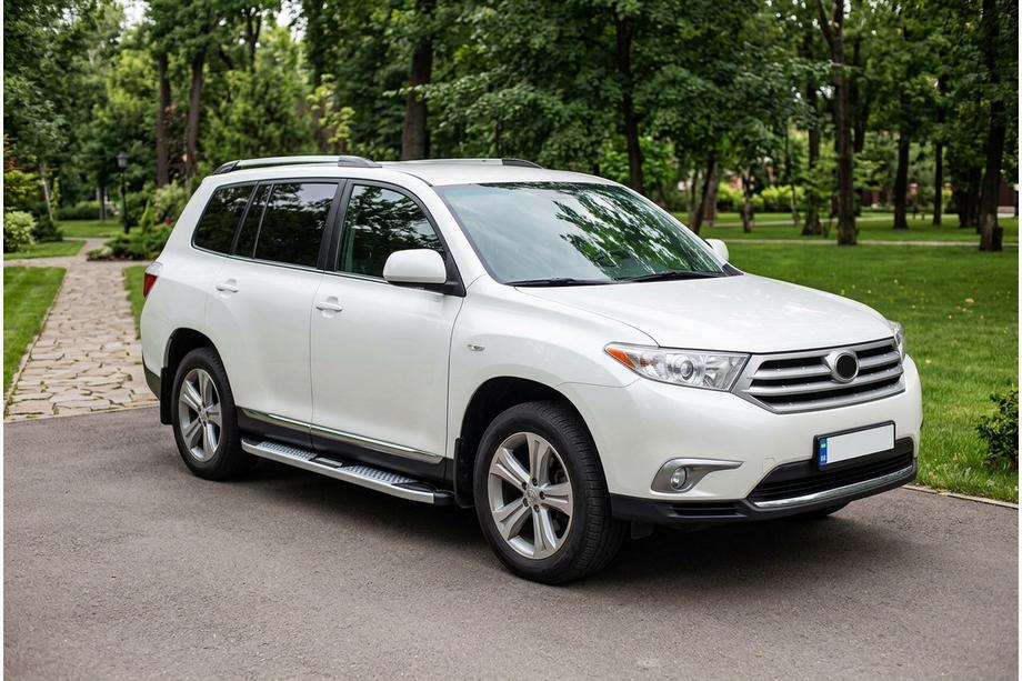 Toyota Highlander 2008-2013 Marchepieds Latéraux Mevsim Grey (2 pcs, Aluminium) Photo 1