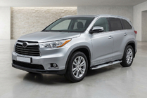 Toyota Highlander 2013-2019 Marchepieds Latéraux Mevsim Grey (2 pcs, Aluminium) photo 1
