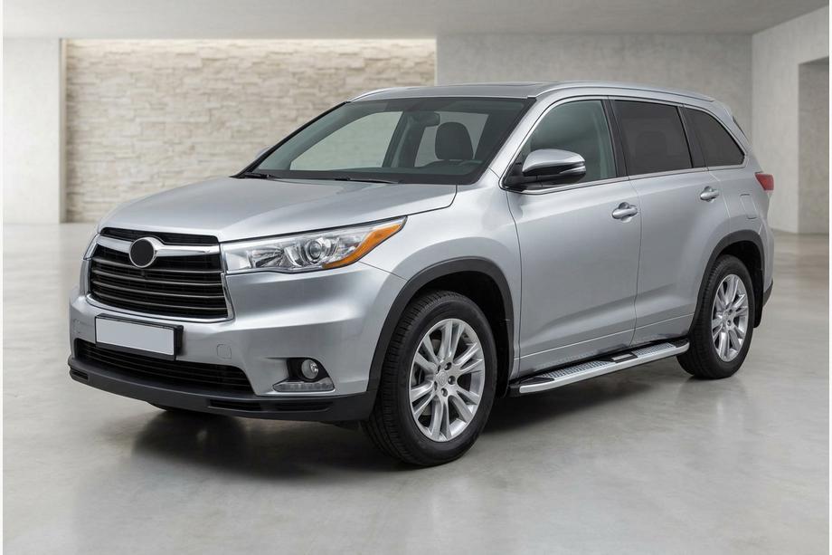 Toyota Highlander 2013-2019 Marchepieds Latéraux Mevsim Grey (2 pcs, Aluminium) Image