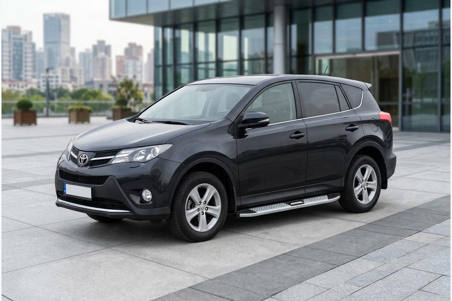 Toyota Rav 4 2013-2018 Marchepieds Latéraux Mevsim Grey (2 pcs, Aluminium) Image