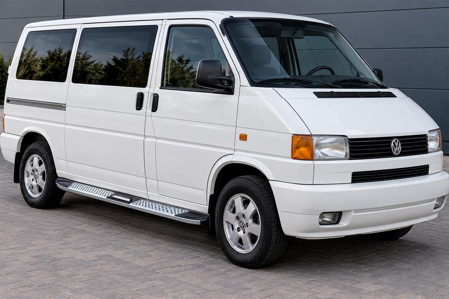 Volkswagen T4 Transporter 1990-2003 Marchepieds Latéraux Mevsim Grey (2 pcs, Aluminium) Image