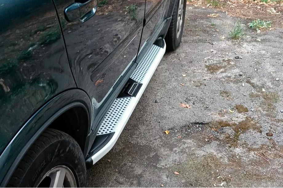 Volvo XC90 2002-2014 Marchepieds Latéraux Mevsim Grey (2 pcs, Aluminium) Photo 1