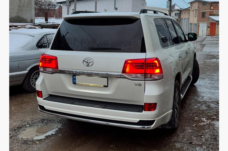 Toyota Land Cruiser 200 2007-2021 Pare-chocs arrière 2016+ à peindre (Chine) Image