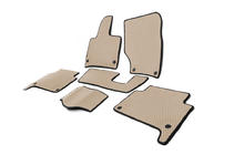 Audi Q7 2005-2015 Tapis de sol EVA (Beige) photo 3