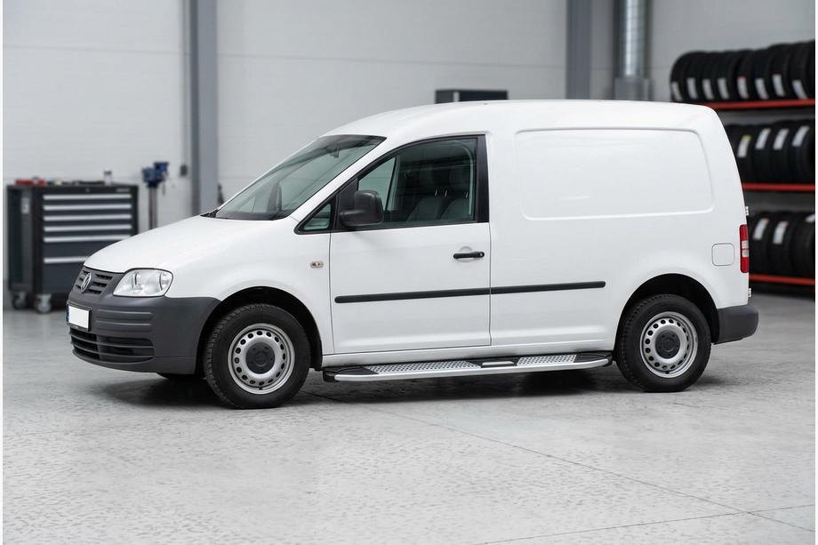 Volkswagen Caddy 2004-2010 Marchepieds Latéraux Mevsim Grey (2 pcs, Aluminium) Base Standard Photo 1