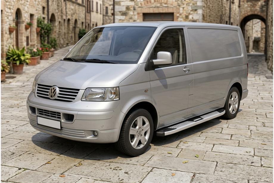 Volkswagen T5 Multivan 2003–2010 Marchepieds Latéraux Mevsim Grey (2 pcs, Aluminium) Image