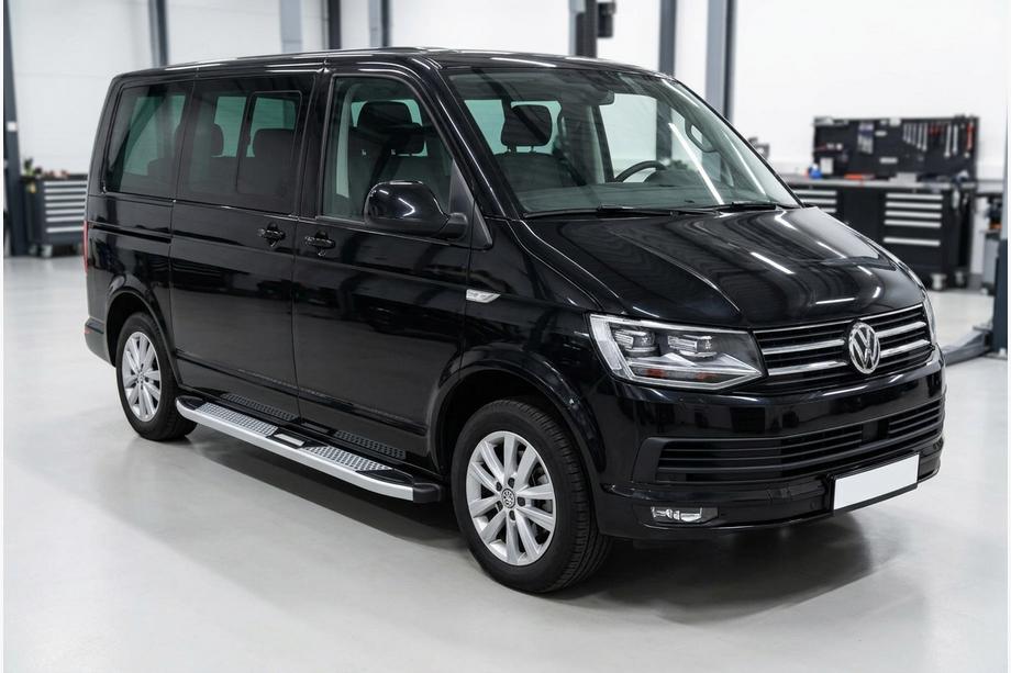 Volkswagen T6 2015-2024 Marchepieds Latéraux Mevsim Grey (2 pcs, Aluminium) Image