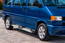 Volkswagen T4 Caravelle/Multivan 1990–2003 Marchepieds Latéraux Mevsim Grey (2 pcs, Aluminium) Empattement Court photo 1