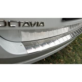 Protection de pare-chocs arrière Carmos (SW, inox) Skoda Octavia IV A8 2020- photo 1