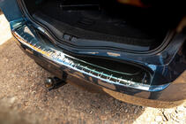 Renault Megane IV 2016-2025 Protection de pare-chocs arrière Carmos (SW, inox) photo 2