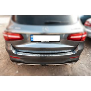 Protection de pare-chocs arrière Carmos (2015-2019, inox) Mercedes GLC X253 2015-2022 photo 4