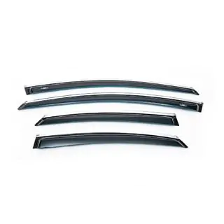 Déflecteurs de Vitres avec Moulure Chromée SD (4 pcs, HIC) Ford Mondeo 2008-2014 photo 2