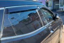 Hyundai Santa Fe 4 2018-2023 Déflecteurs de vitres avec moulure chromée (4 pcs, HIC) photo 2