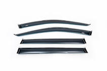 Jeep Cherokee KL 2013- Déflecteurs de vitres avec moulure chromée (4 pcs, HIC) photo 2