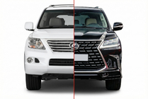 Lexus LX570/450d 2008-2022 Kit de conversion facelift de modele 2008-2016 vers TRD Sport (2021+) photo 1