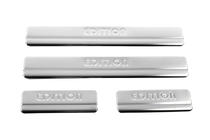 Ford Fusion 2002-2012 Seuils de porte OmsaLine (4 pcs, inox) photo 2
