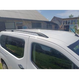 Barres de toit OmsaLine Solid (2 pcs, noires) Opel Combo 2019- photo 1