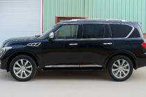 Nissan Armada 2016-2024 Moulures de porte (4 pcs, chrome) photo 3