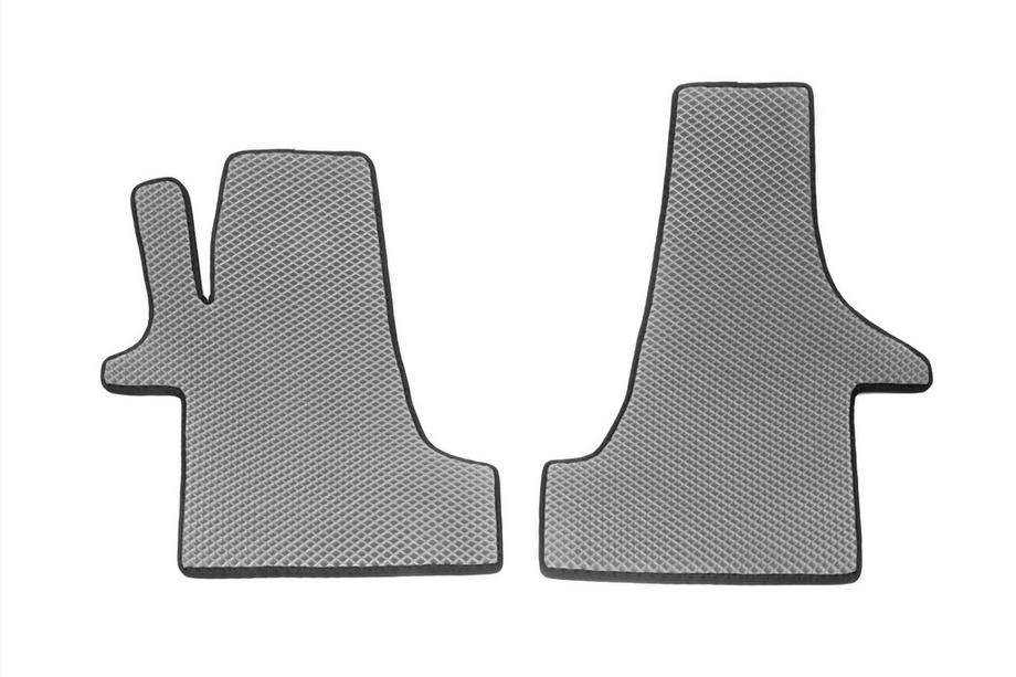 Volkswagen T5 Transporter 2003-2010 Tapis de sol EVA (gris, avant, pour 2 + 1) Image