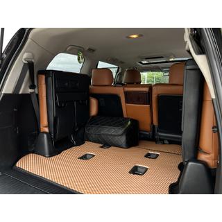 Tapis de coffre 2 pcs (EVA, 7 places, brique) Toyota Land Cruiser 200 2007-2021 photo 1