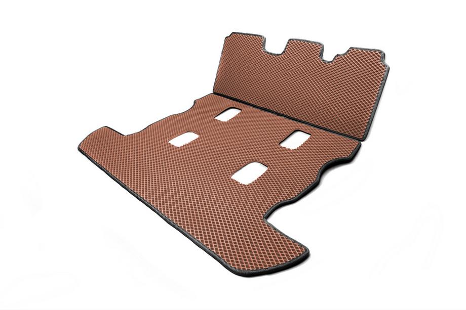 Toyota Land Cruiser 200 2007-2021 Tapis de coffre 2 pcs (EVA, 7 places, brique) Photo 5