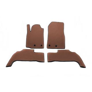 Tapis de sol en polyuréthane (2012-2021, EVA, Rouge Brique) Toyota Land Cruiser 200 2007-2021 photo 1