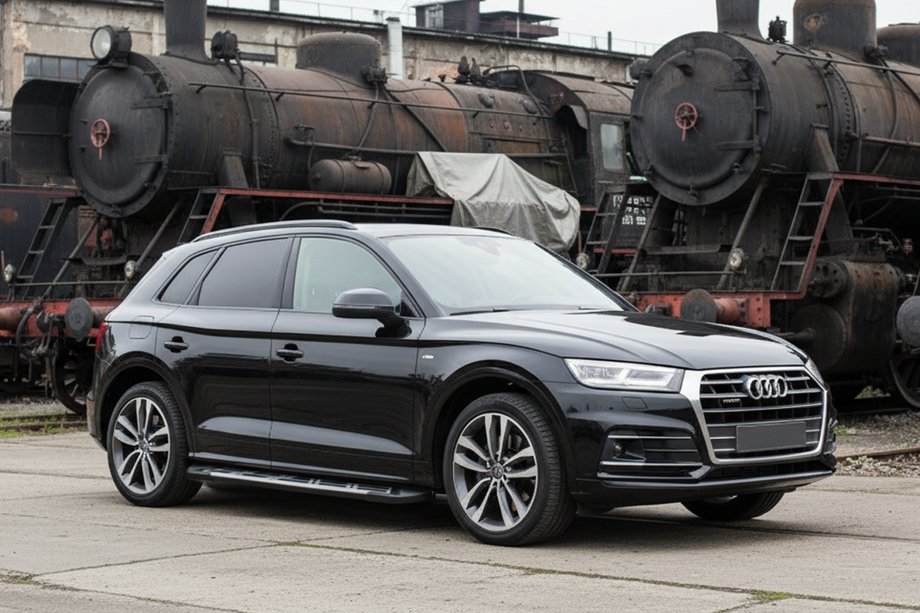 Audi Q5 2017-2025 Marchepieds Latéraux Sunrise (2 pcs, Aluminium) Image