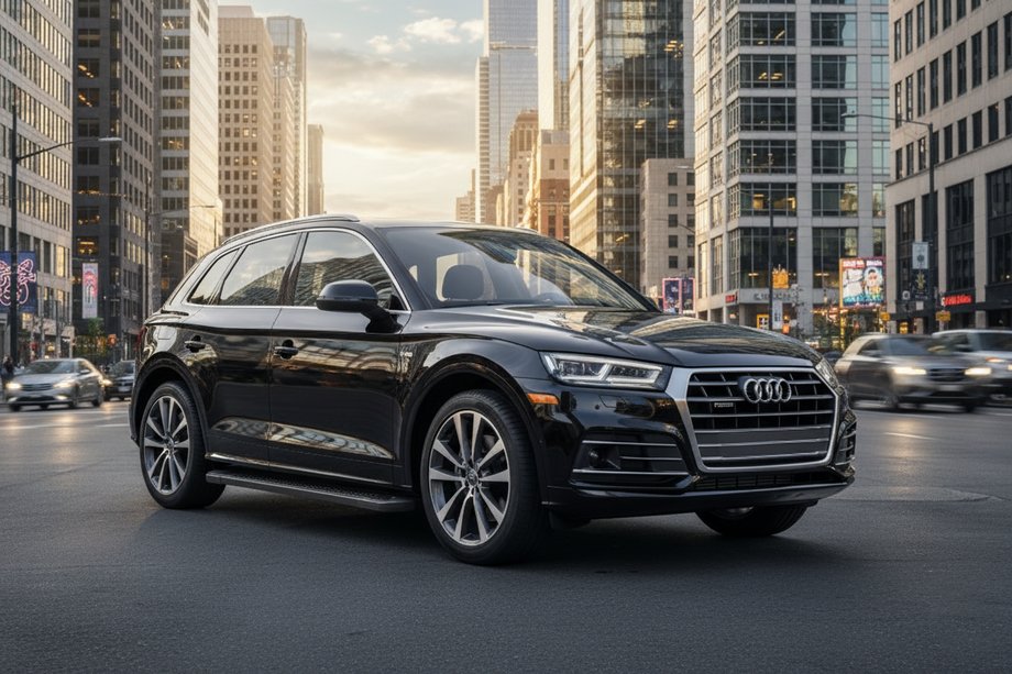 Audi Q5 2017-2025 Marchepieds Latéraux Allmond Black (2 pcs, Aluminium) Photo 1