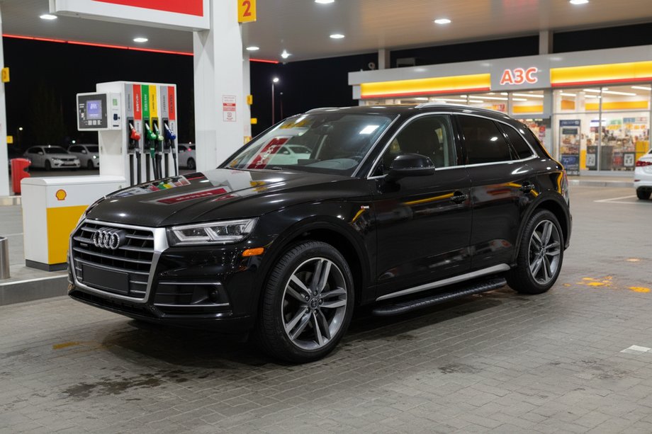 Audi Q5 2017-2025 Marchepieds Latéraux Bosphorus Black (2 pcs, Aluminium) Image