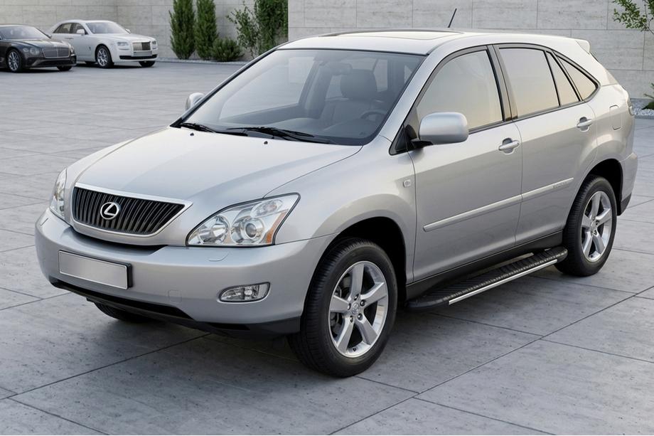 Lexus RX 2003-2009 Marchepieds latéraux Bosphorus Grey (2 pcs, aluminium) Image