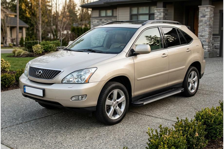 Lexus RX 2003-2009 Marchepieds Latéraux Maya V1 (2 pcs, Aluminium) Image